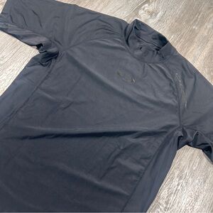 Vintage Oakley  Shirt Mens XXL Black Compression Short Sleeve Y2k